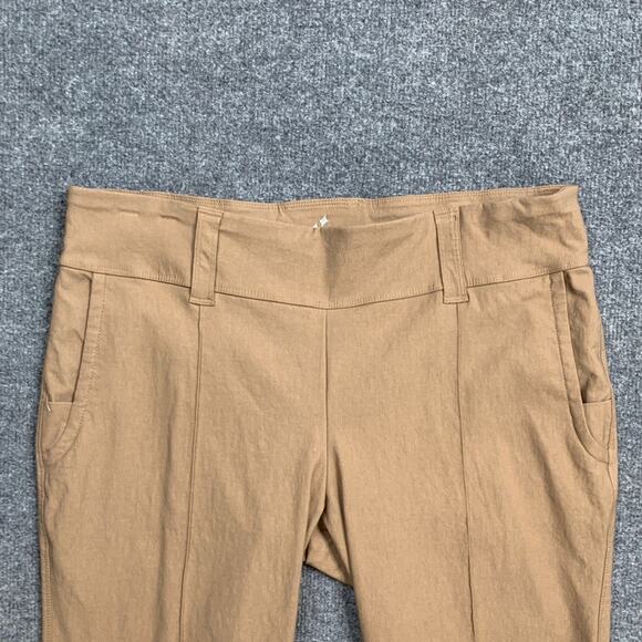 JoFit Pants Womens XL Extra Large Wheat Lightweight Pull On Golf Performance - Picture 3 of 12